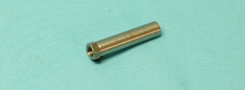 Sleeve Nut - Big Block - New Reproduction 3/8" sleeve nut - long version.  Used on various years and models and measure 2-11/16".  Most engines require (2).  The hex head is tapped 3/8" -24 as originals. (each)