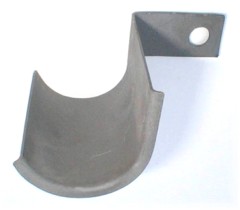 Big Block plug wire shield - An exact Reproduction of the hard to find plug shield.  Bolt to the fourth Magnum exhaust manifold stud from the front to protect #7 spark plug wire boot.