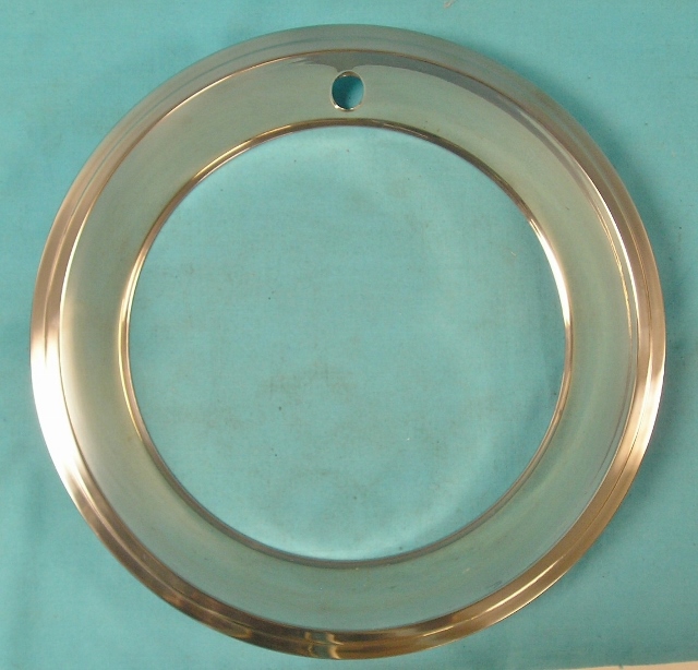 Wheel Trim Ring - O.E.M. Brushed Finish Chrysler Rallye Wheel 15" X 7"...2-3/8" sidewall depth from top lip to inner lip on trim ring.  Discount Exempt