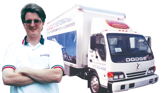 Dave Layson with truck